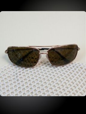 NWOT EAGLE EYES Navigator #14100 7341 Titanium Designer Wrap Sunglasses